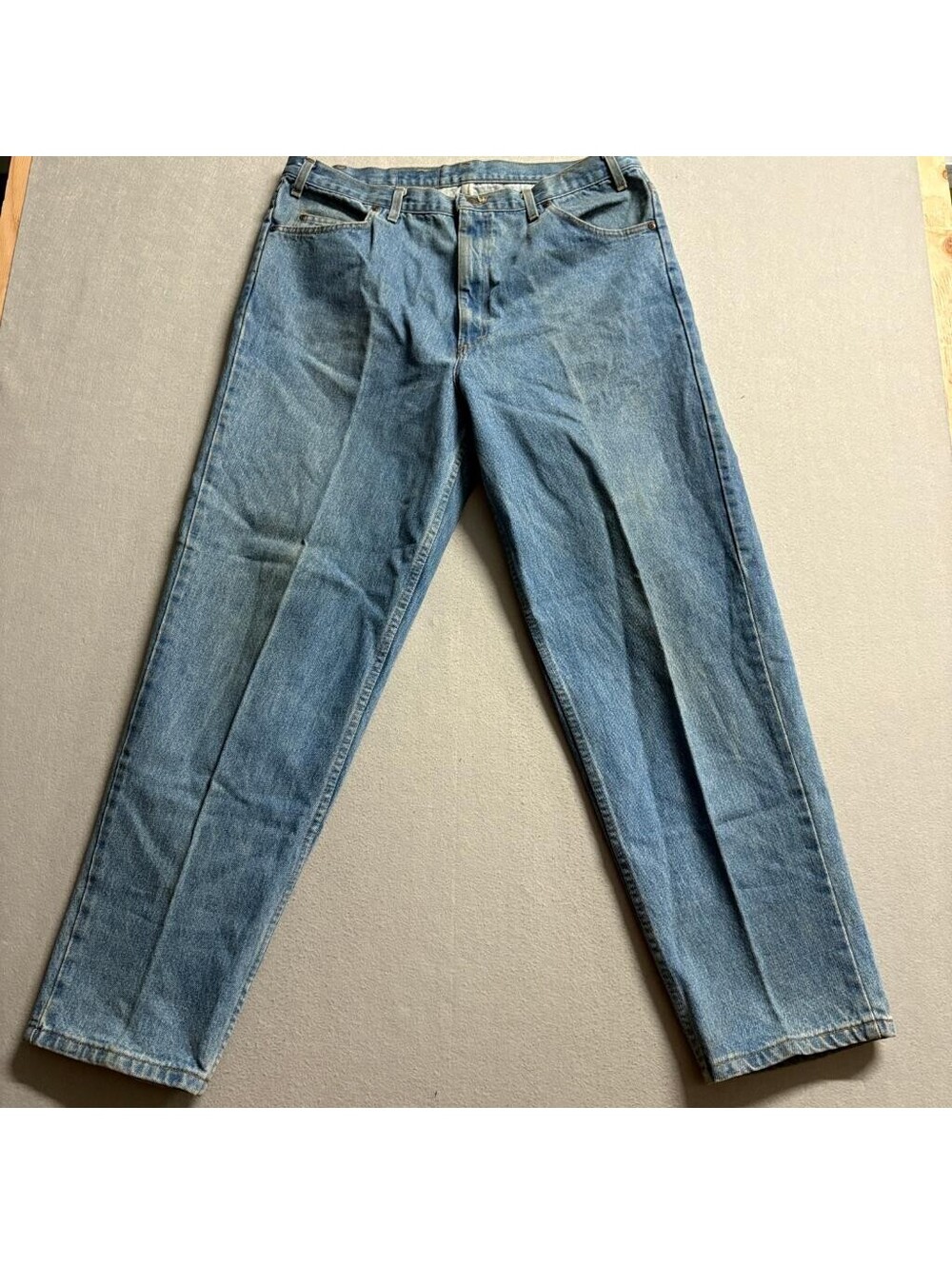 Vintage Denim Express Jeans Womens 38 High Rise Tapered Mom Blue Denim 100%
